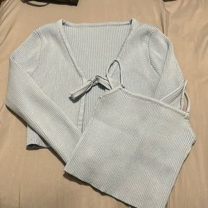 This is a forever 21 set of a light jacket and tank top.